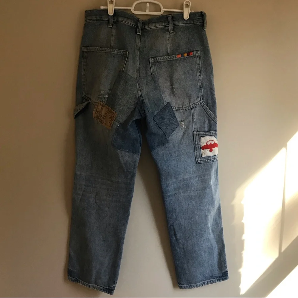 Free People Patchwork Carpenter Jeans - Picture 10 of 13